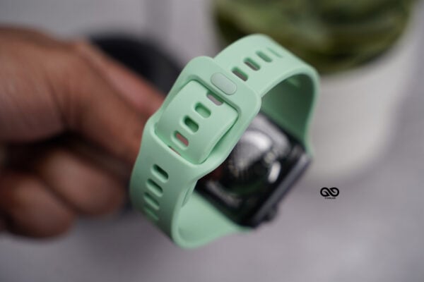 Soft Silicone Strap With Aluminium Closure Pin For Apple Watch 44MM 45MM 46MM Series 4 5 6 7 8 9 10 SE SE 2 Gen - Image 20