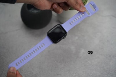 Soft Silicone Strap With Aluminium Closure Pin For Apple Watch 44MM 45MM 46MM Series 4 5 6 7 8 9 10 SE SE 2 Gen