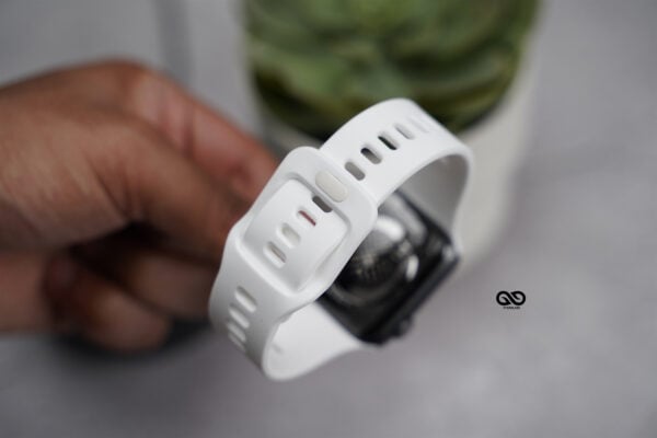 Soft Silicone Strap With Aluminium Closure Pin For Apple Watch 44MM 45MM 46MM Series 4 5 6 7 8 9 10 SE SE 2 Gen - Image 23