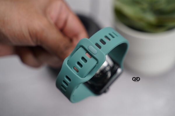 Soft Silicone Strap With Aluminium Closure Pin For Apple Watch 44MM 45MM 46MM Series 4 5 6 7 8 9 10 SE SE 2 Gen - Image 24