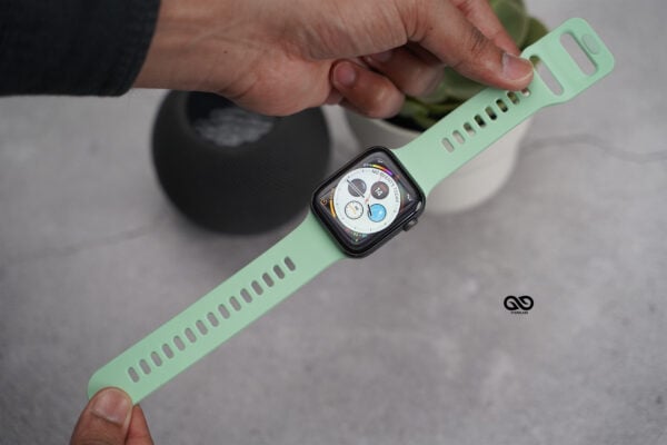 Soft Silicone Strap With Aluminium Closure Pin For Apple Watch 44MM 45MM 46MM Series 4 5 6 7 8 9 10 SE SE 2 Gen - Image 29