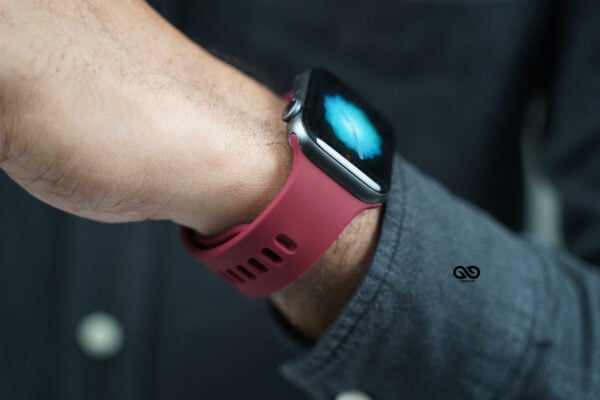 Soft Silicone Strap With Aluminium Closure Pin For Apple Watch 44MM 45MM 46MM Series 4 5 6 7 8 9 10 SE SE 2 Gen - Image 35