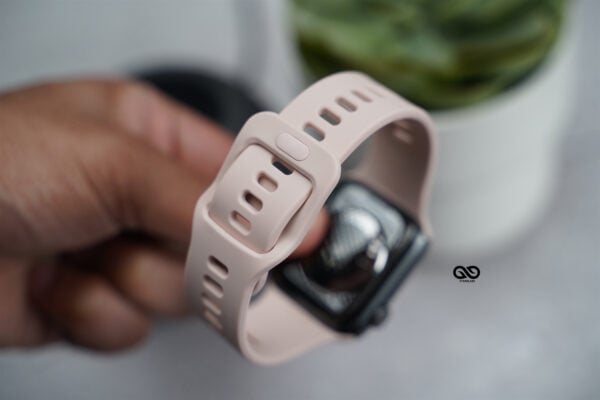 Soft Silicone Strap With Aluminium Closure Pin For Apple Watch 44MM 45MM 46MM Series 4 5 6 7 8 9 10 SE SE 2 Gen - Image 36