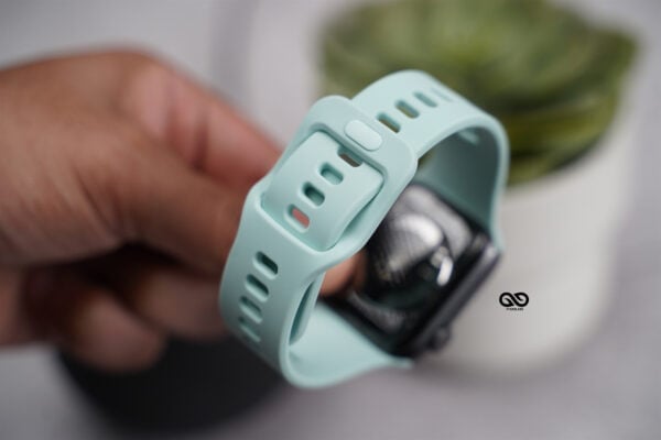 Soft Silicone Strap With Aluminium Closure Pin For Apple Watch 44MM 45MM 46MM Series 4 5 6 7 8 9 10 SE SE 2 Gen - Image 37