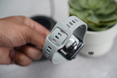 Soft Silicone Strap With Aluminium Closure Pin For Apple Watch 44MM 45MM 46MM Series 4 5 6 7 8 9 10 SE SE 2 Gen