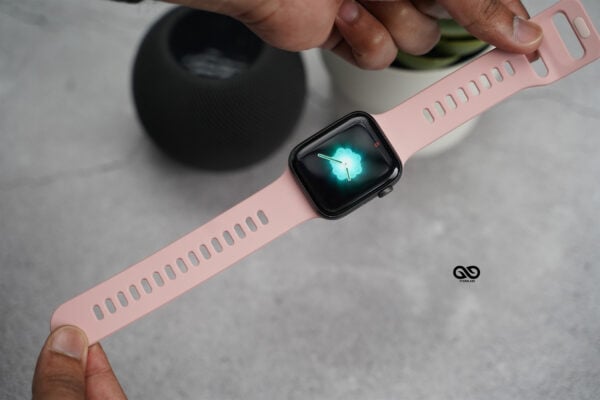 Soft Silicone Strap With Aluminium Closure Pin For Apple Watch 44MM 45MM 46MM Series 4 5 6 7 8 9 10 SE SE 2 Gen - Image 44