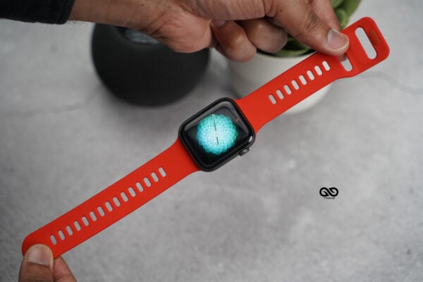 Soft Silicone Strap With Aluminium Closure Pin For Apple Watch 44MM 45MM 46MM Series 4 5 6 7 8 9 10 SE SE 2 Gen - Image 46