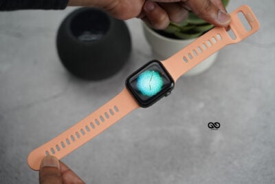 Soft Silicone Strap With Aluminium Closure Pin For Apple Watch 44MM 45MM 46MM Series 4 5 6 7 8 9 10 SE SE 2 Gen