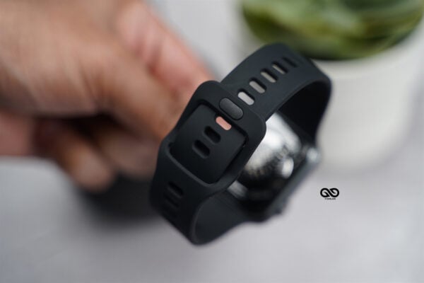 Soft Silicone Strap With Aluminium Closure Pin For Apple Watch 44MM 45MM 46MM Series 4 5 6 7 8 9 10 SE SE 2 Gen - Image 6