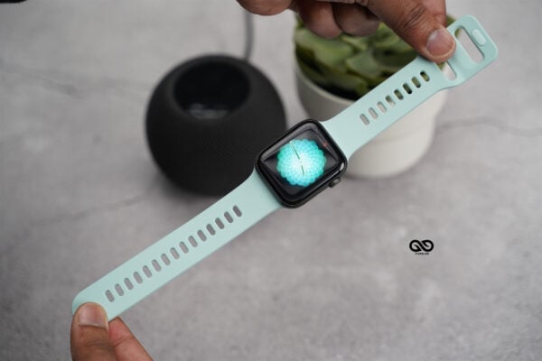 Soft Silicone Strap With Aluminium Closure Pin For Apple Watch 44MM 45MM 46MM Series 4 5 6 7 8 9 10 SE SE 2 Gen - Image 10