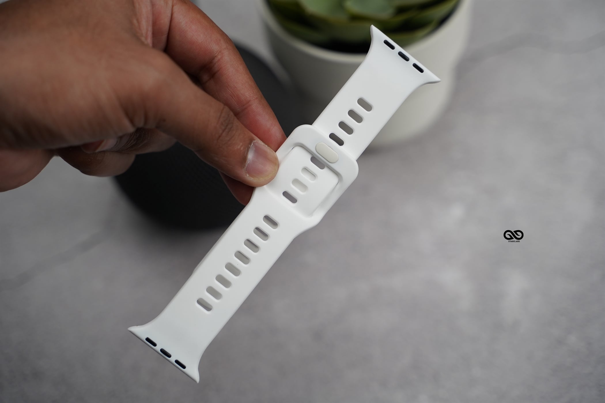 Soft Silicone Strap With Aluminium Closure Pin For Apple Watch 49 MM (Series Ultra/Ultra 2/Ultra 3) 102 Soft Silicone Strap With Aluminium Closure Pin For Apple Watch 49 MM (Series Ultra/Ultra 2/Ultra 3) - Image 102