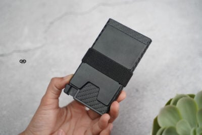 Slim Carbon Fiber Mini Pop Up Wallet