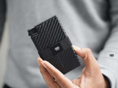 Slim Carbon Fiber Mini Pop Up Wallet - Starelabs® India