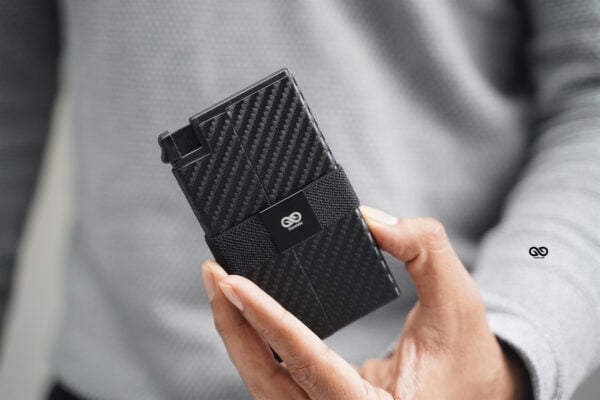 Slim Carbon Fiber Mini Pop Up Wallet