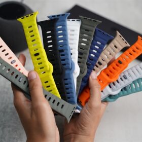 Buy All 12 Colors Of Waterproof Silicone Sports Band for Apple Watch 49 mm Series Ultra/Ultra 2
