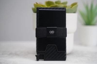 Slim Carbon Fiber Mini Pop Up Wallet