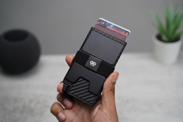 Slim Carbon Fiber Mini Pop Up Wallet - Image 18