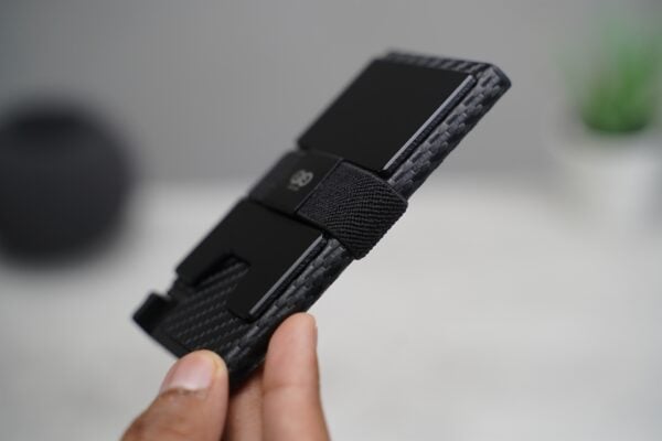 Slim Carbon Fiber Mini Pop Up Wallet - Image 5