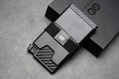Slim Carbon Fiber Mini Pop Up Wallet
