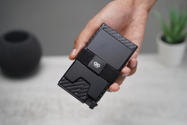 Slim Carbon Fiber Mini Pop Up Wallet - Image 9