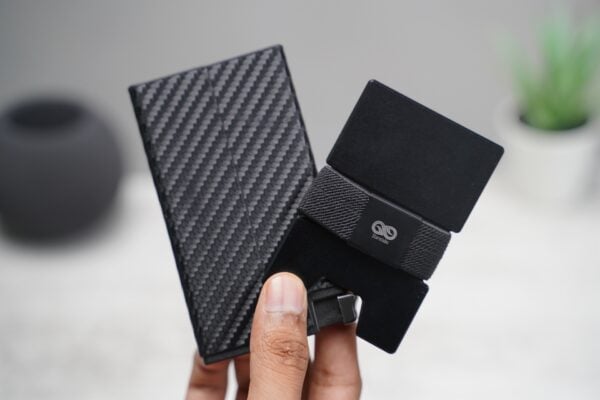 Slim Carbon Fiber Mini Pop Up Wallet - Image 10