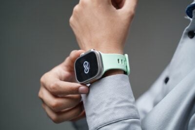 Soft Silicone Strap With Aluminium Closure Pin For Apple Watch 49 MM (Series Ultra/Ultra 2/Ultra 3)