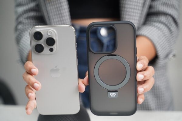 Smoky Black Alpha Magnetic Ring Case For iPhone 15/15Plus/15Pro/15Pro Max - Image 7
