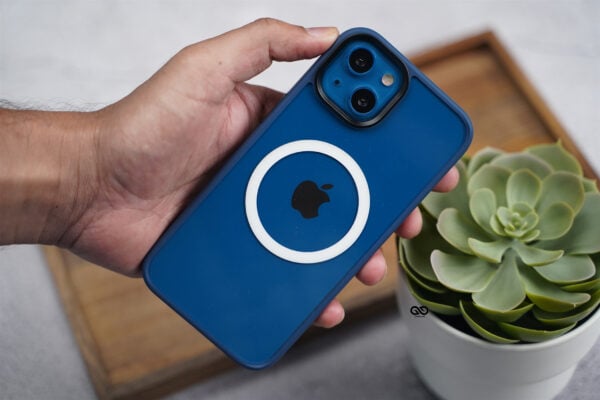 Dark Blue Magsafe Drop Proof Sleek Transparent case For iPhone 13 - Image 14
