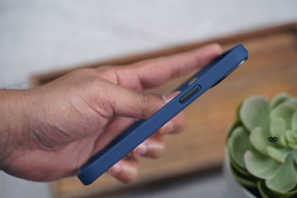 Dark Blue Magsafe Drop Proof Sleek Transparent case For iPhone 13 - Image 9