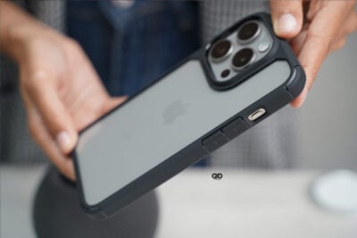 Black Defender Rugged Protective Case for iPhone 15 Pro Max