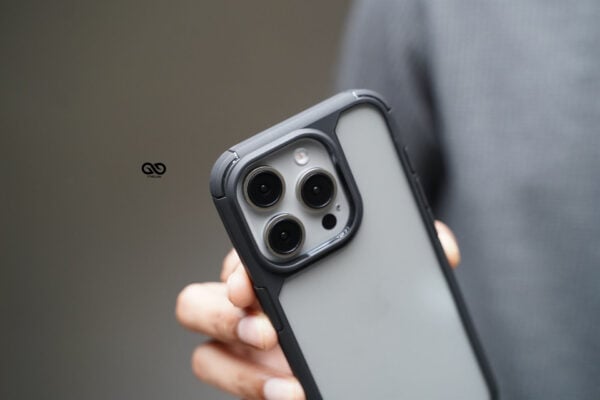 Black Defender Rugged Protective Case for iPhone 15 Pro - Image 3