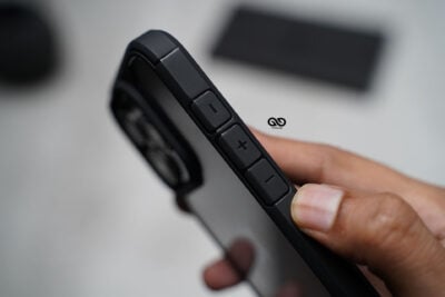 Black Defender Rugged Protective Case for iPhone 15 Pro