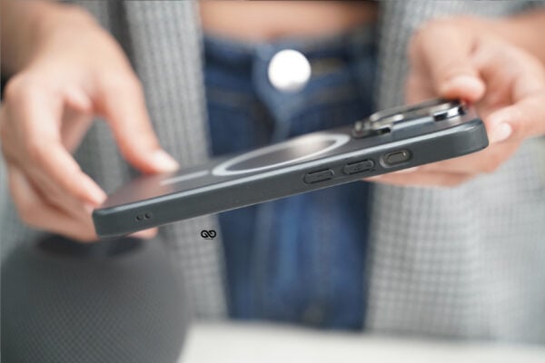 Smoky Black Magsafe Matte Finish Case with Kickstand Ring Feature - Image 55