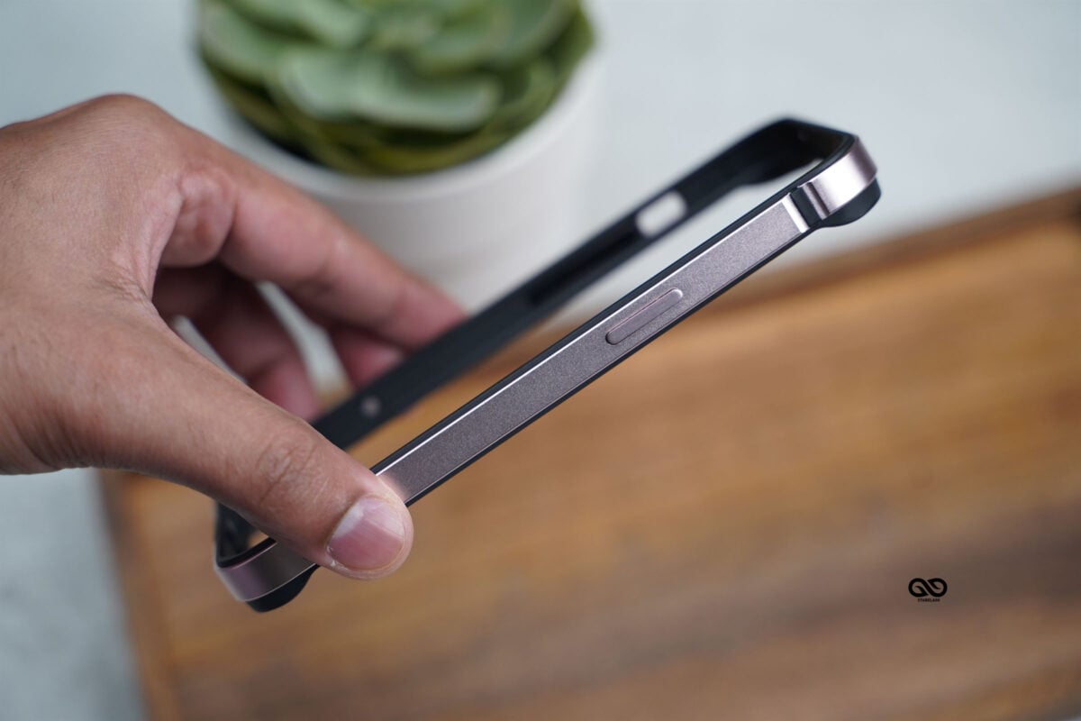 Pink Fiber Bumper for iPhone 15 (Bumper, not a Case)