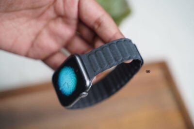 Magnetic link fine woven strap for Apple Watch 44MM 45MM 46MM Series 4 5 6 7 8 9 10 SE SE 2 Gen