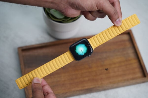 Magnetic link fine woven strap for Apple Watch 44MM 45MM 46MM Series 4 5 6 7 8 9 10 SE SE 2 Gen - Image 44