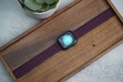 Magnetic link fine woven strap for Apple Watch 44MM 45MM 46MM Series 4 5 6 7 8 9 10 SE SE 2 Gen