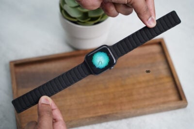 Magnetic link fine woven strap for Apple Watch 44MM 45MM 46MM Series 4 5 6 7 8 9 10 SE SE 2 Gen