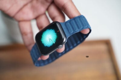 Magnetic link fine woven strap for Apple Watch 44MM 45MM 46MM Series 4 5 6 7 8 9 10 SE SE 2 Gen