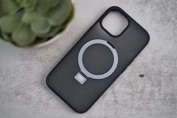 Smoky Black Alpha Magnetic Ring Case For iPhone 15/15Plus/15Pro/15Pro Max - Image 22