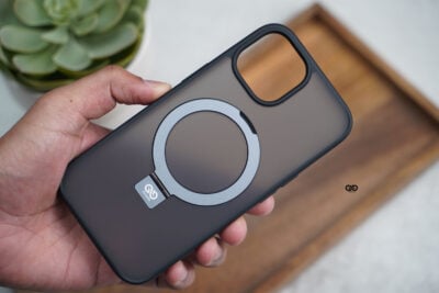 Smoky Black Alpha Magnetic Ring Case For iPhone 15/15Plus/15Pro/15Pro Max
