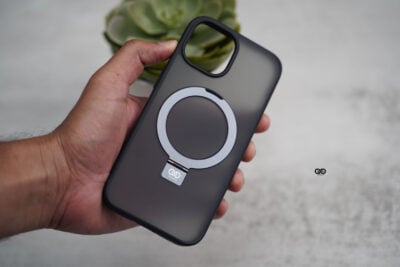 Smoky Black Alpha Magnetic Ring Case For iPhone 15/15Plus/15Pro/15Pro Max