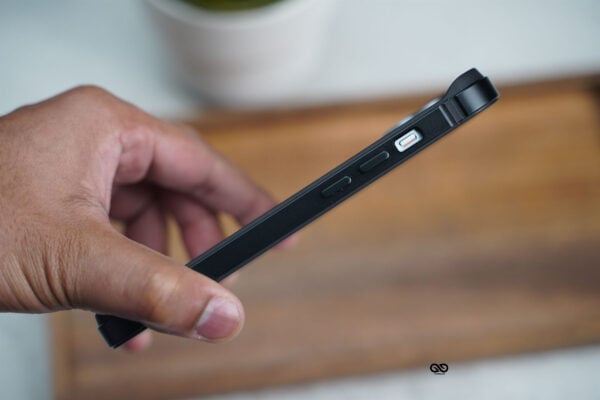 Black Fiber Bumper for iPhone 15 Plus (Bumper, not a Case) - Image 4