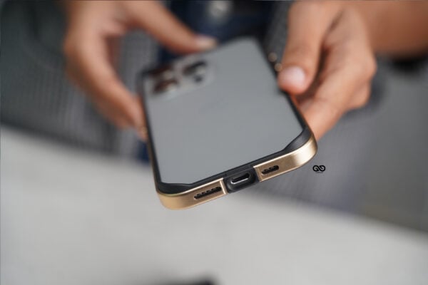 Copper Gold Fiber Bumper for iPhone 15 Pro Max (Bumper, not a Case) - Image 8