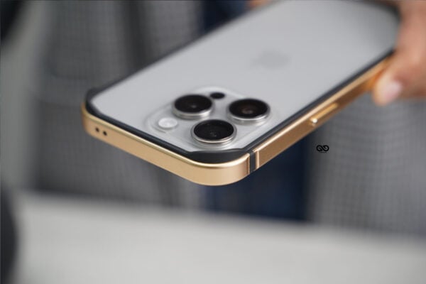 Copper Gold Fiber Bumper for iPhone 15 Pro Max (Bumper, not a Case) - Image 7