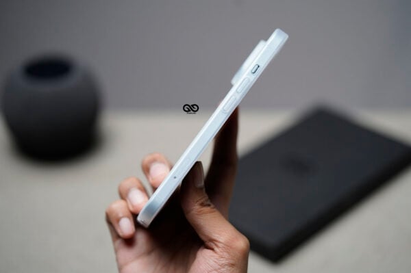 Frosted White Ultra Thin Case for iPhone 15 Plus - Image 4