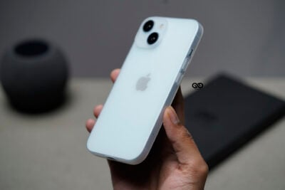 Frosted White Ultra Thin Case for iPhone 15 Plus