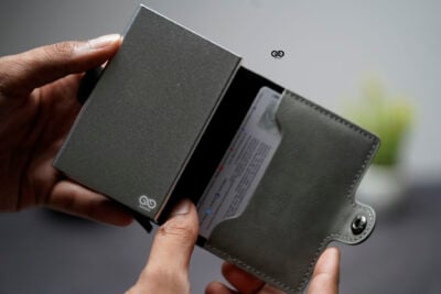 Vegan Leather Card And Cash Holder