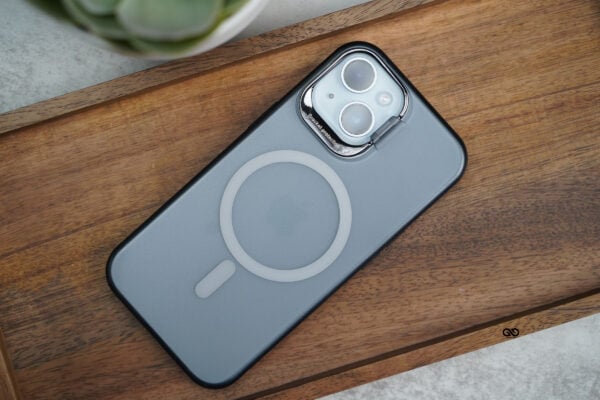 Smoky Black Magsafe Matte Finish Case with Kickstand Ring Feature - Image 15