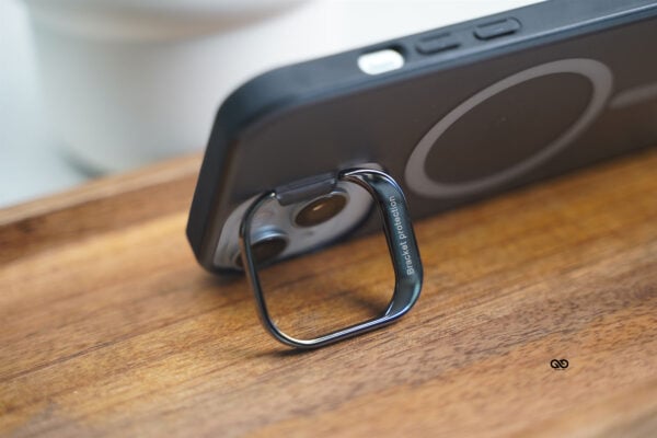 Smoky Black Magsafe Matte Finish Case with Kickstand Ring Feature - Image 28